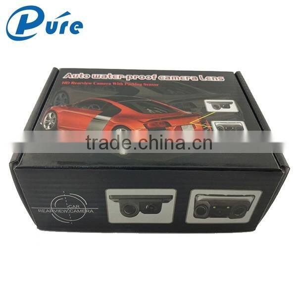 2 in 1 Car Parking Sensor 170 Lens Angle Reverse Camera with One Sensor