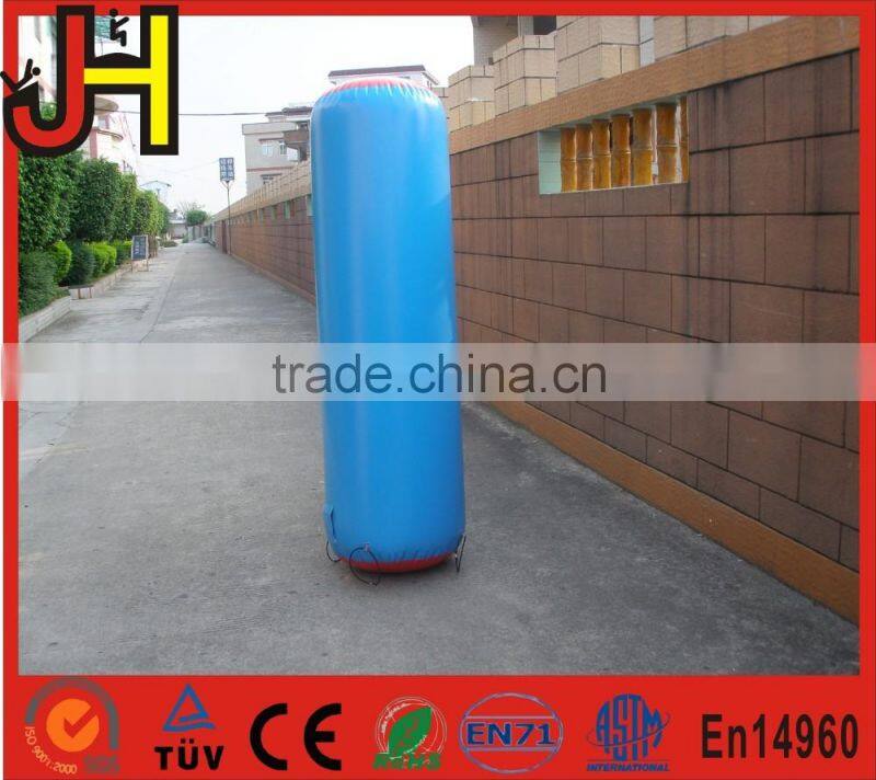 Inflatable sport games inflatable cylinder, 0.9mm PVC inflatable tubes