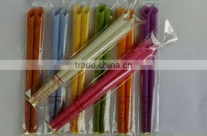 Pure beeswax cone ear candle