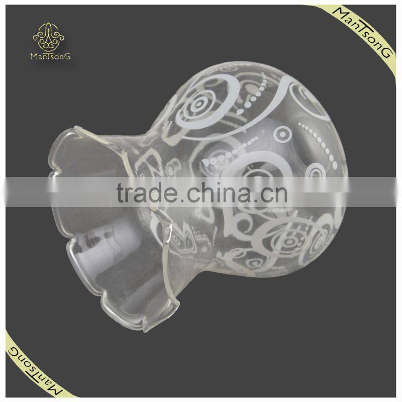 Hand Blown Decorative Flower Lampshades with Factory Price
