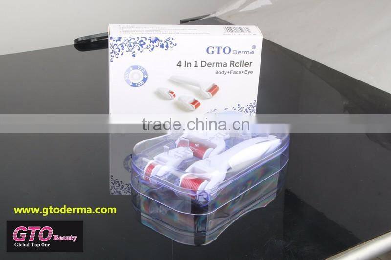 Factory Direct Sale GTO 4 in 1 Micro Needling Derma Roller