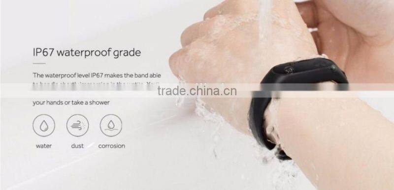 Original Xiaomi Mi Band 2 Wristband Bracelet Smart Heart Rate Fitness Tracker Monitor Bluetooth Phone Pedometer IP67 Waterproof