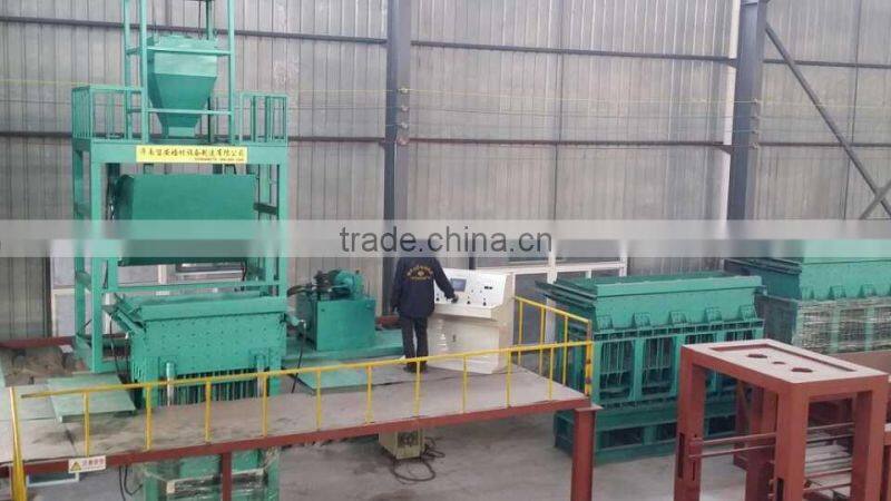 Gypsum block making machine