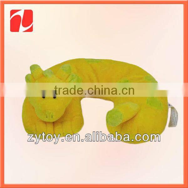 Cute Soft Flocked Fabric Stuffed Plush Neck Pillow