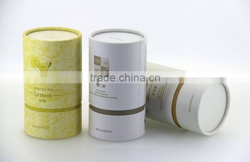 eco friendly cylinder paper box tube packaging paper can wholesale
