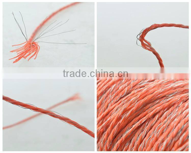 2017 Hot selling Electric fencing polyrope for poultry fence