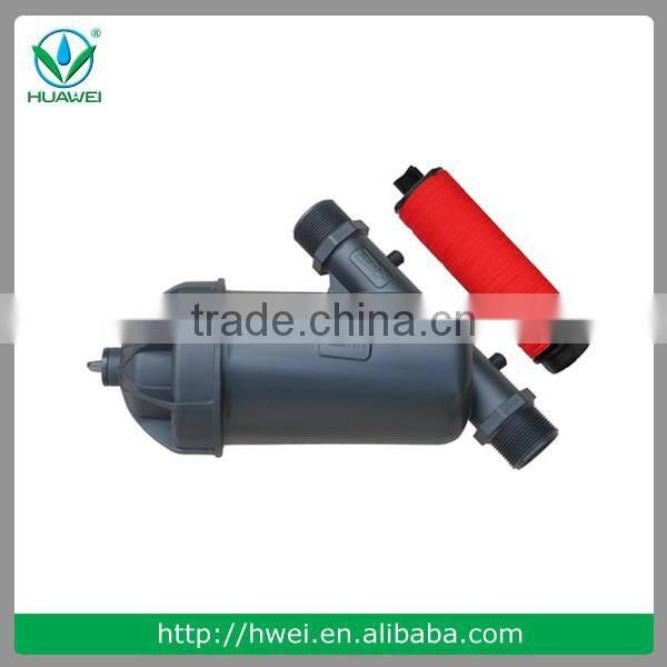 Agriculture and gardening irrigation plastic water filter (Disc and screen types)
