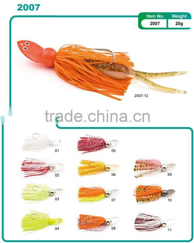 rubber jigging head , professinal fishing lure 2017