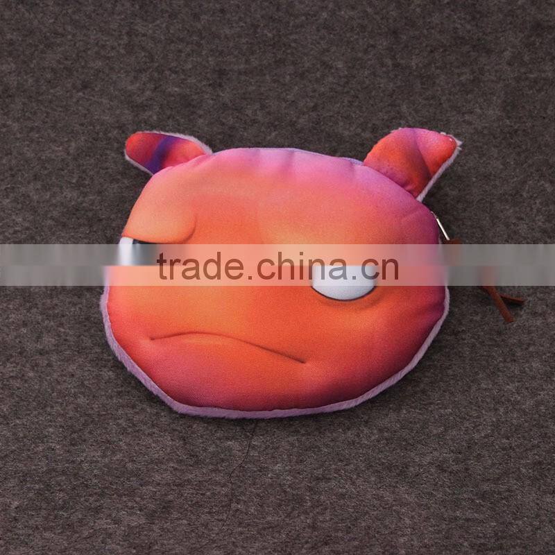 2017 New Cartoon Monster Coin Wallets-Purple (BNE8046)