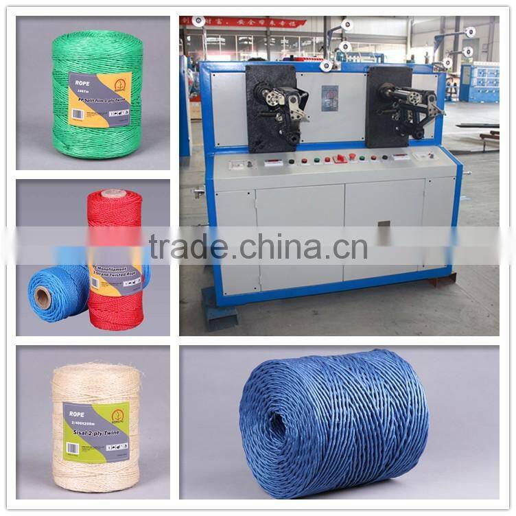 PLASTIC TWINE TWISTER MACHINE TWISTER+WINDER (9kg spool) : https://youtu.be/r-nA2tYRpuI