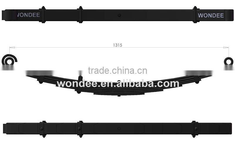 IPF5/IZ5F-FL Pick-up Russia Market Truck Leaf Spring