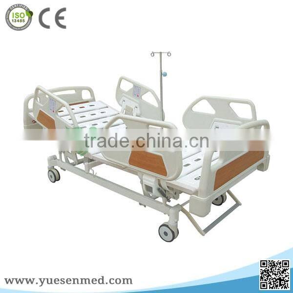 Electric motorised three functions hospital bed