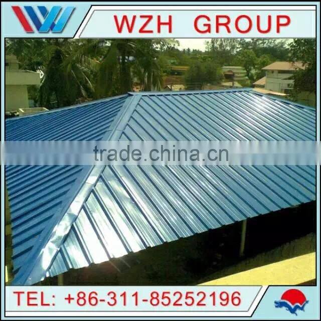 Customized/best quality/cheap price corrugated steel roof tile YX750,828,840,1050,800, bamboo shape ridge