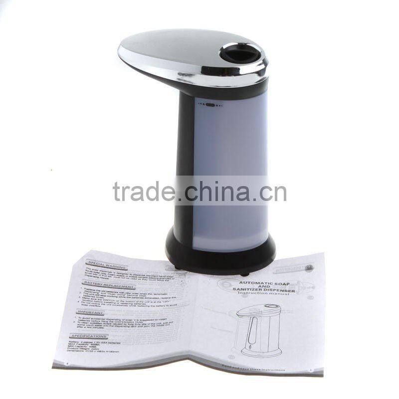 Automatic Sensor Soap & Sanitizer Dispenser Touch-free Kitchen Bathroom