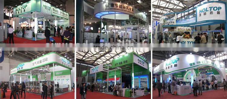 Energy saving heat transfer machine with crossflow heat exchanger good dynamic balance