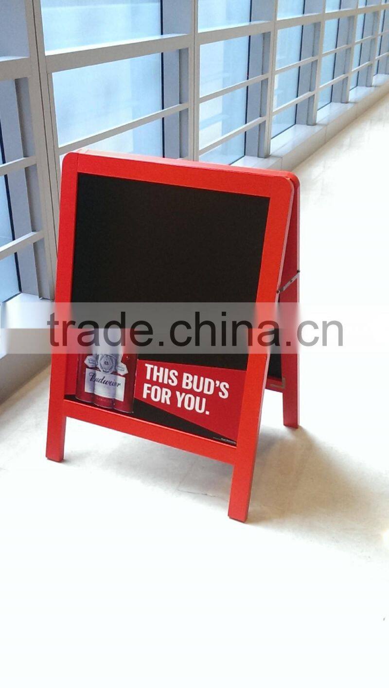 A frame wooden blackboard