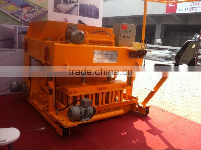 geethy block machine QTM6-25 mobile cement Block making machine