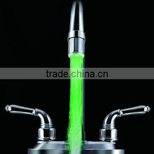 Temperature Sensor LED Water Faucet Glow Stream Light Green Red Blue