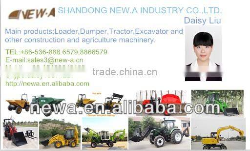 2016 4X4 2ton FCY20S CE self loading mini site dumper