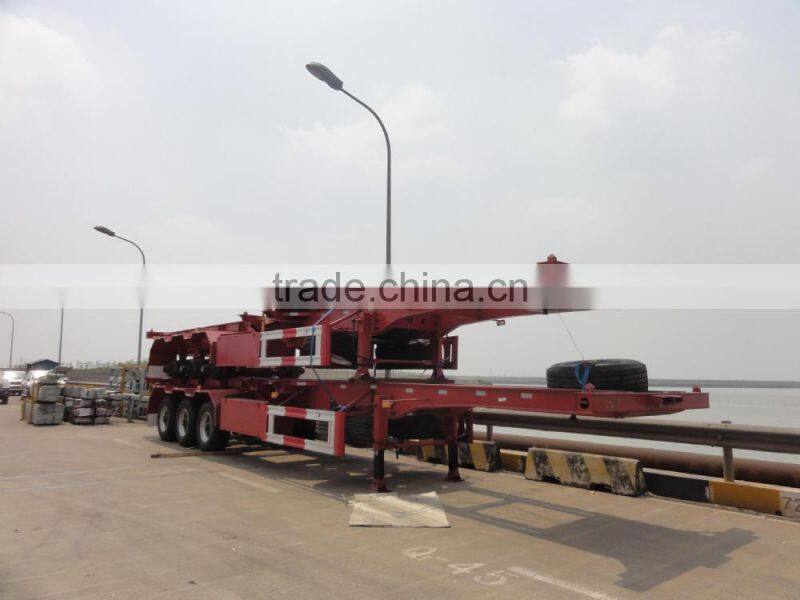 Factory directly tri-axle low bed semi trailer dimensions