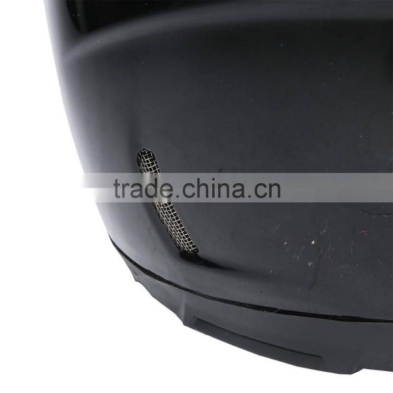 DOT Gloss Black Street Sport Bike Full Face VISOR Motorcycle Adult Helmet M L XL