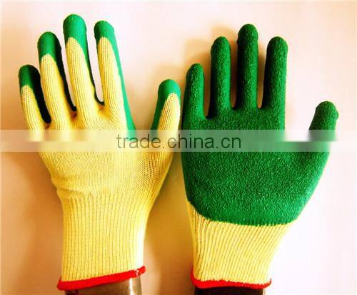Latex Rubber Coated Palm Working Labor Gloves