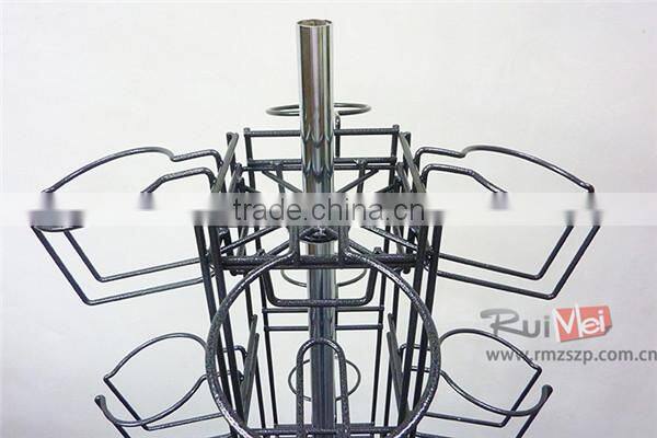 Multi-tier Detachable Floor Standing Display Rack for Jars