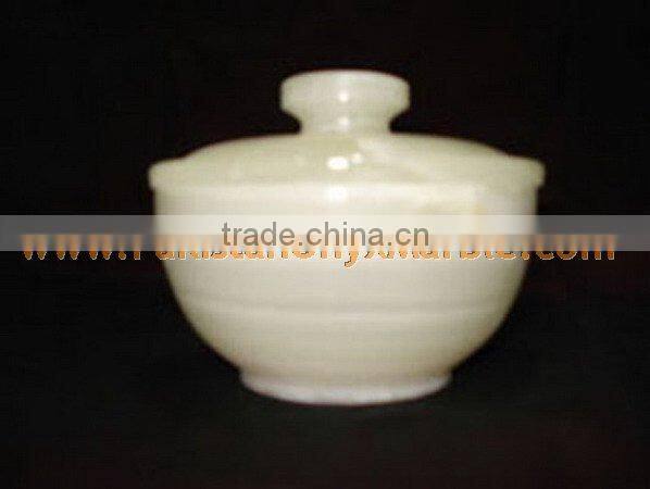 GOOD QUALITY FACTORY PRODUCUNG ONYX CANDY JARS POTS HANDICRAFTS