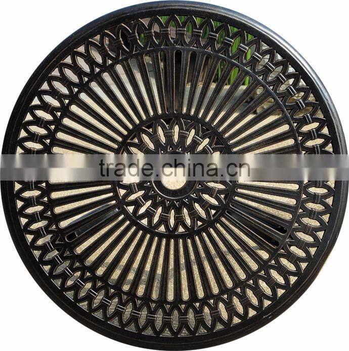 Bistro set aluminum coffee table set