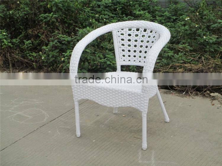 Hexagonal 2 Seater Table Set Used Cafe Poly Rattan Furniture Restaurant