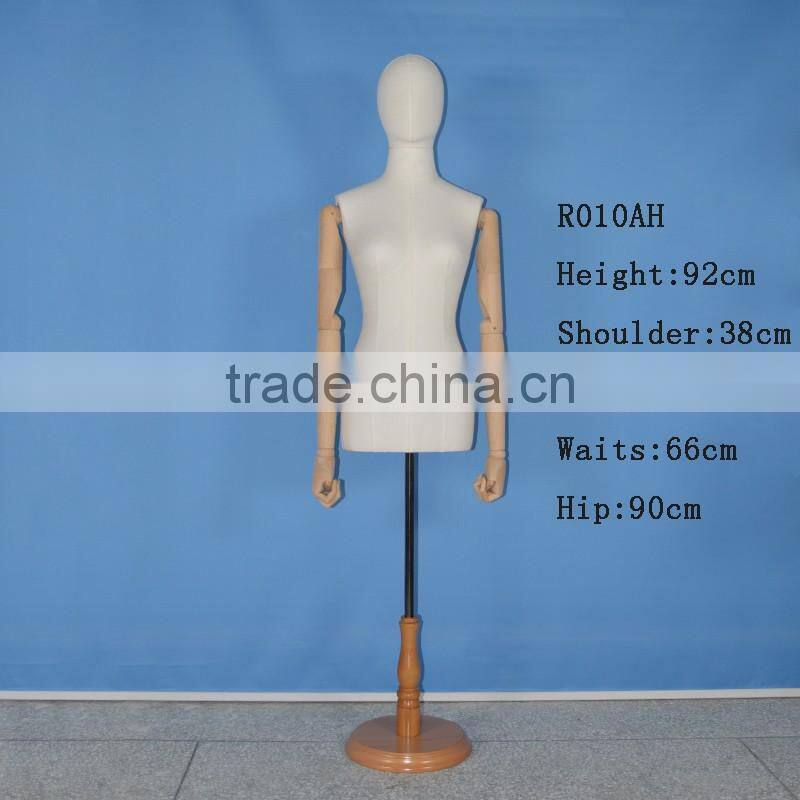 Clothes mannequins female wedding dress cloth cutting half-length model aircraft Doll Mannequin