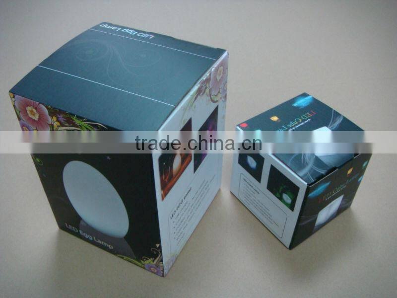 Decorative multi color changing Battery LED Table Lamp