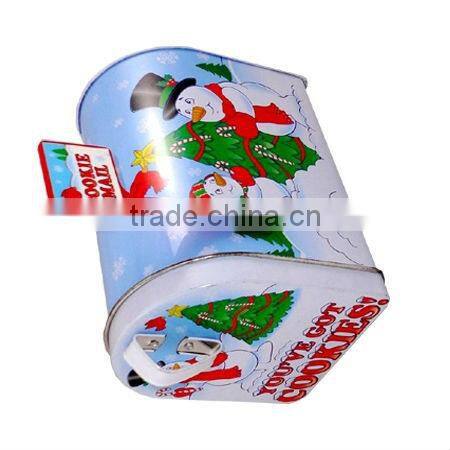 rectangular tin mailbox