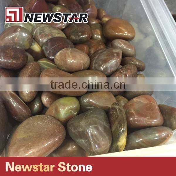Graden pebble red polished pebbles