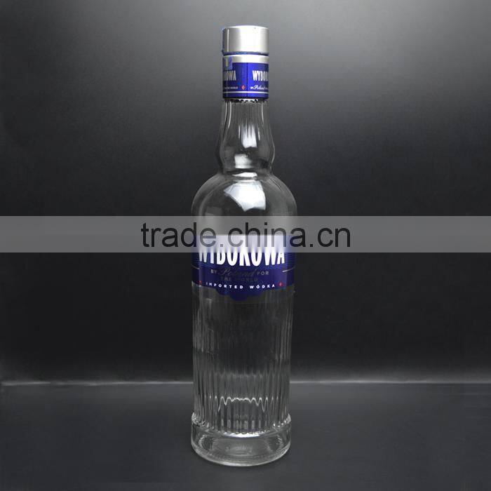 Hot sale high quality vodka glass bottle liquor spirit bottle