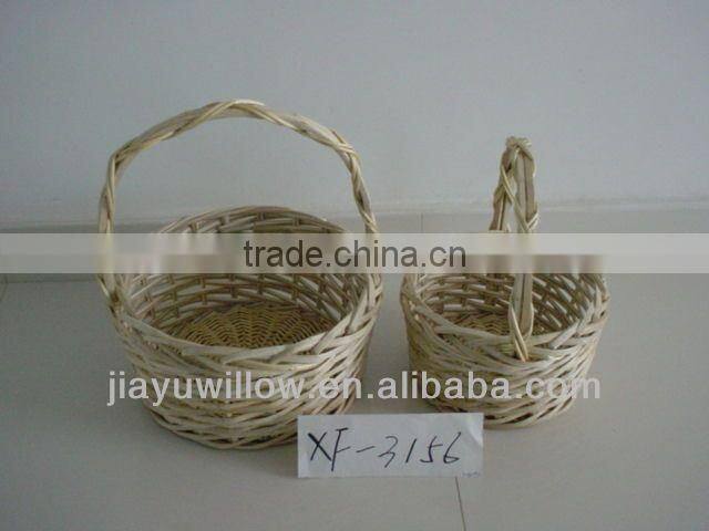 2016 Multifunctional large wicker basket with handle