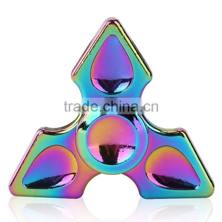 Colorful Rainbow Spinner, copper hand spinner toys wholesale