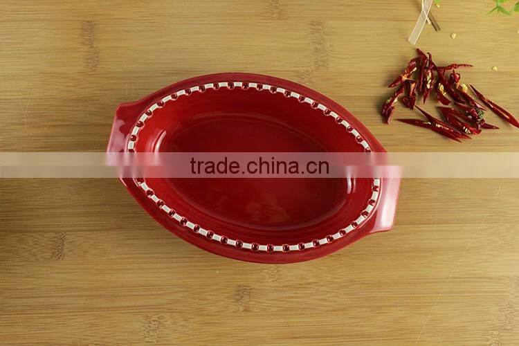 Hospitality hotel supply china manufacture ceramic bakeware set
