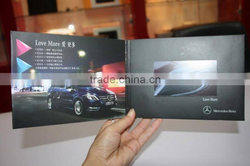 4.3 inch digital Video brochure greeting cards