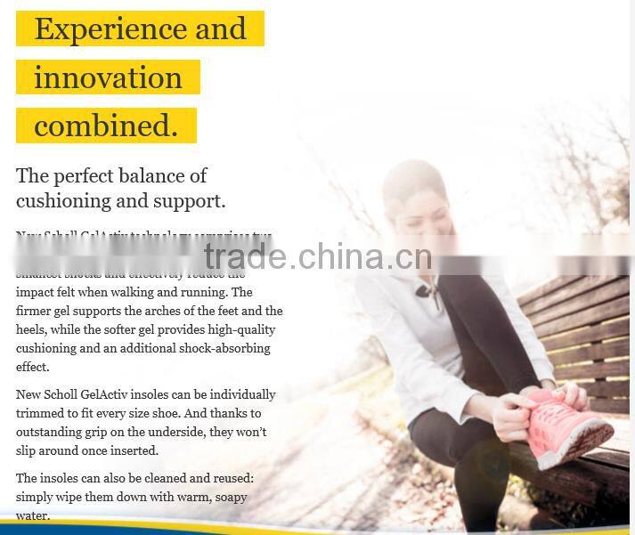 Gel insole gel insole slippers gel slipper conformt slipper