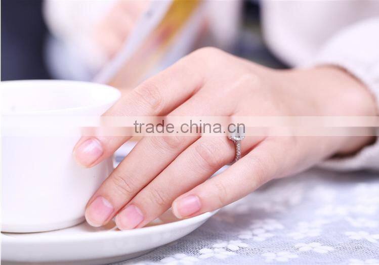 Wholesale Stock Small Order Fashion Women High Quality Zircon Ring