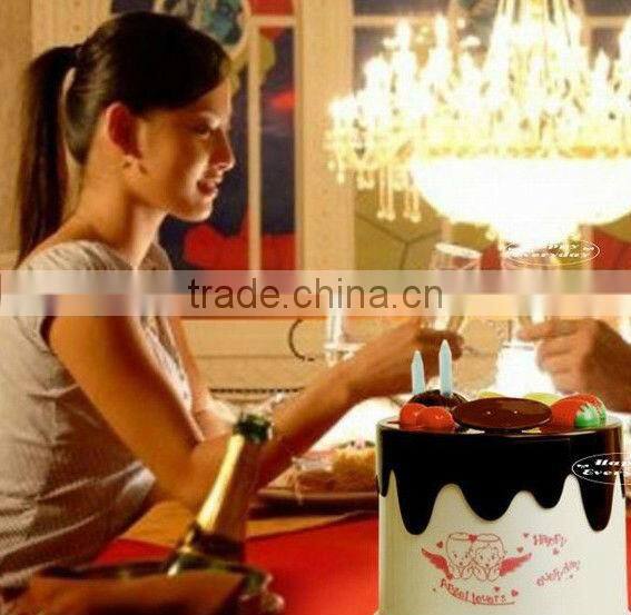 Supply romantic fruit cake paper towel tube + toothpick box + night light