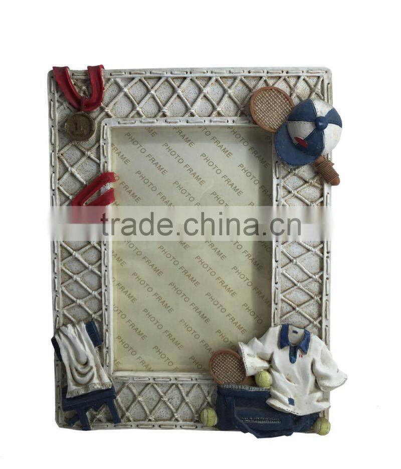 2015 sport style resin picture photo frames for wholesale