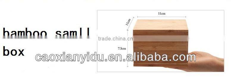 Storge Box Mini Samll Bamboo Gift Box For Sale For Watch or Tea