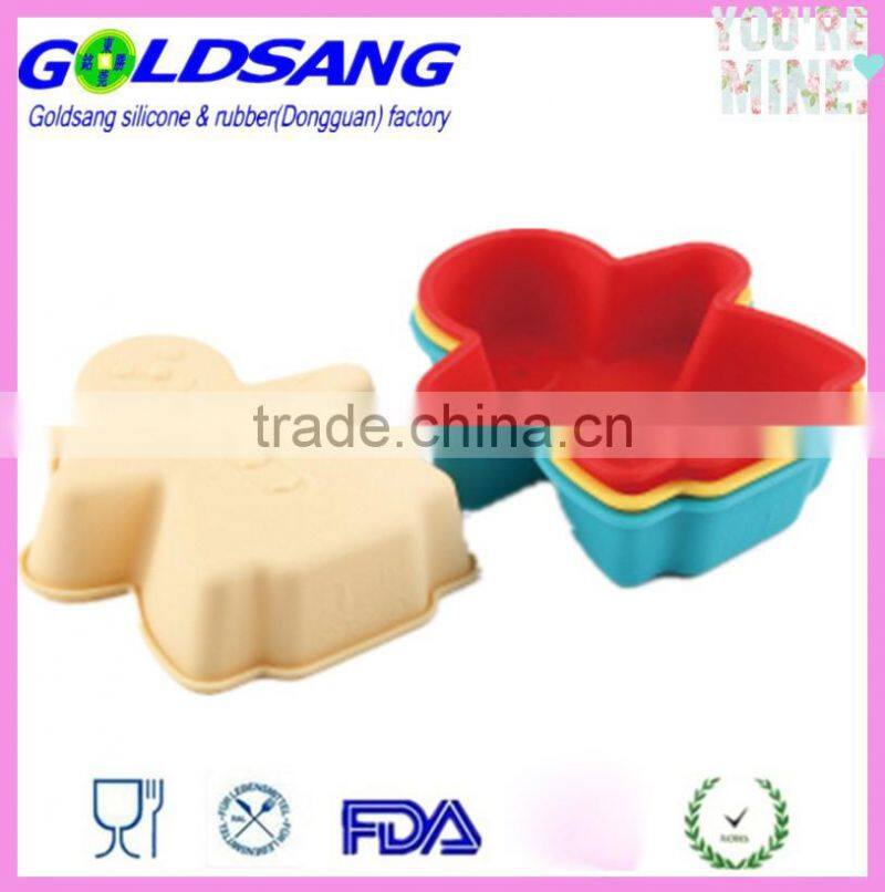 snowman Cake Mold Silicone Mold Flexible chocolate Mold for christmas