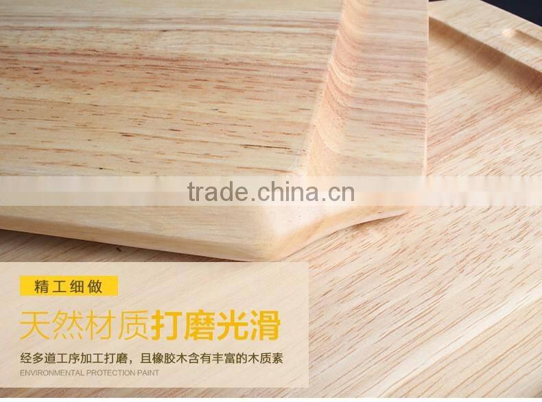 Custom Cute Shape Bamboo Wood Cheese Cutting Board With Handle