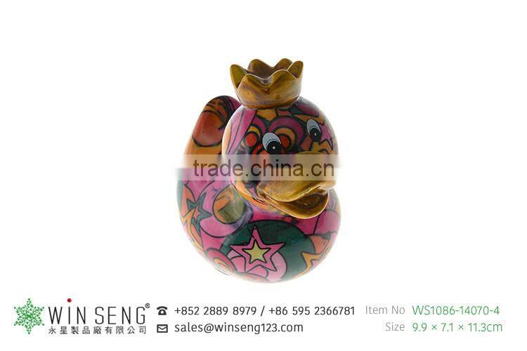 Dolomite Full Decal Duck Shaped Piggy Bank