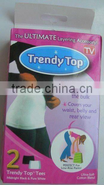 hot selling colorful women trendy top ;lady layering accessory as seen on TV