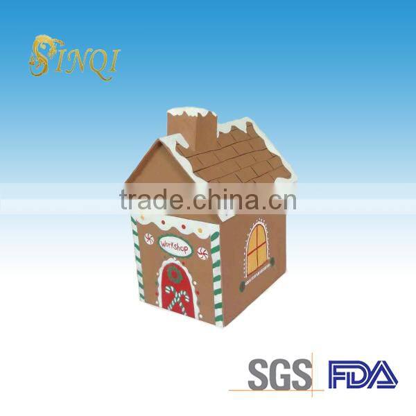 Christmas small house shape sex game packaging paper box