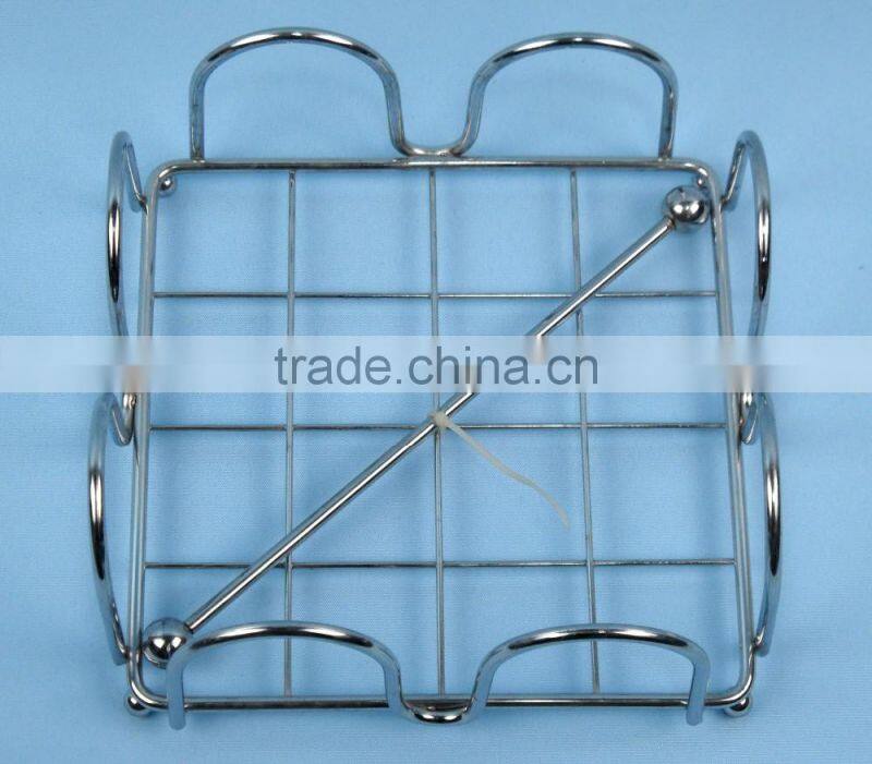 Metal Stainless Steel Napkin Holder / Caddy - Modern Holder for Tissue